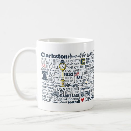 Clarkston Michigan Mug