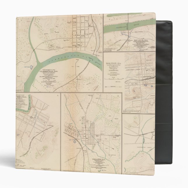Clarksville, Tenn, Dalton, Ga Binder (Front/Inside)