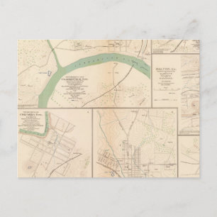 Clarksville, Tenn, Dalton, Ga Postcard