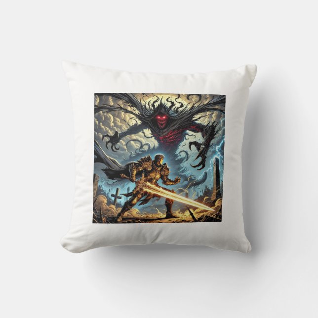 Clash of Light and Shadow pillows design lagzary  (Front)