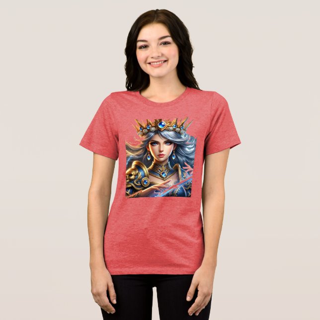 Clash Queen Tri-Blend Shirt (Front Full)