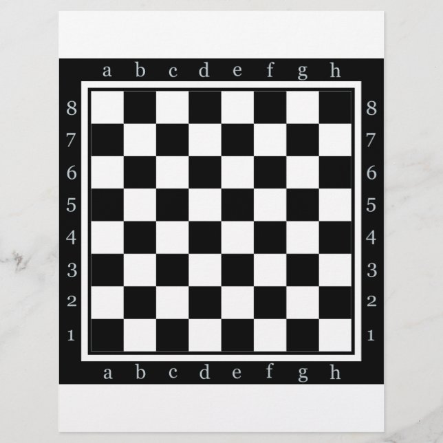 clasic chess table flyer (Front)