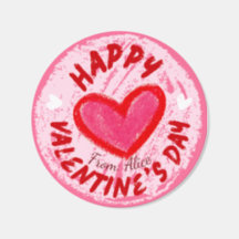 Clásica de San Valentín trazos tiza