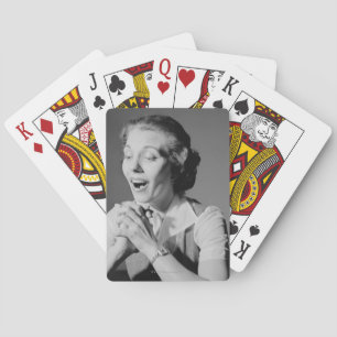 Clasped Hands Poker Cards