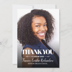 Class 2020 Photo Graduation Thank you Announcement