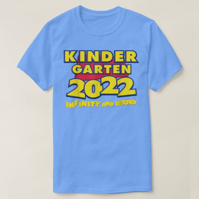 Class 2022 Kindergarten Retro Animated Movie Gradu T-Shirt (Design Front)