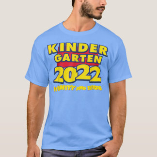 Class 2022 Kindergarten Retro Animated Movie Gradu T-Shirt