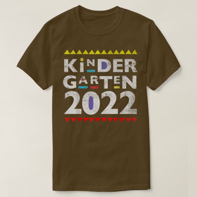 Class 2023 Kindergarten Year 90s Culture TV Style  T-Shirt (Design Front)