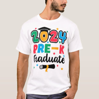 Class 2024 Pre-K Graduate Preschool Graduation Kid T-Shirt
