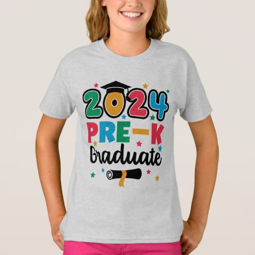 Class 2024 Pre_K Graduate Preschool Graduation Kid T_Shirt