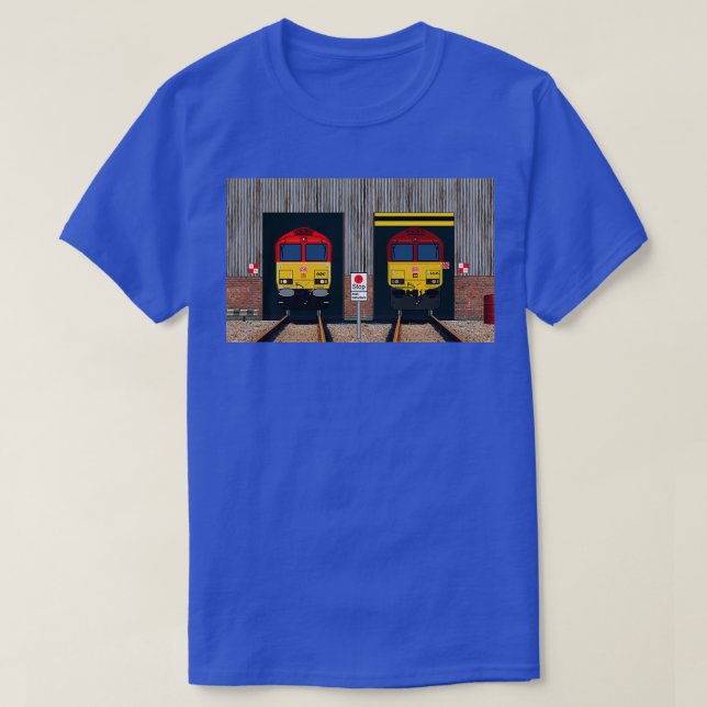 CLASS 66 LOCOMOTIVES 6 T-Shirt (Design Front)