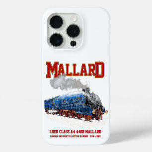 Class A4 Mallard - World Fastest Steam Locomotive iPhone 15 Pro Case