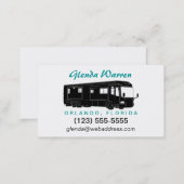 Class A Motorhome / Bus Silhouette Calling Card (Front/Back)