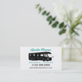 Class A Motorhome / Bus Silhouette Calling Card (Standing Front)