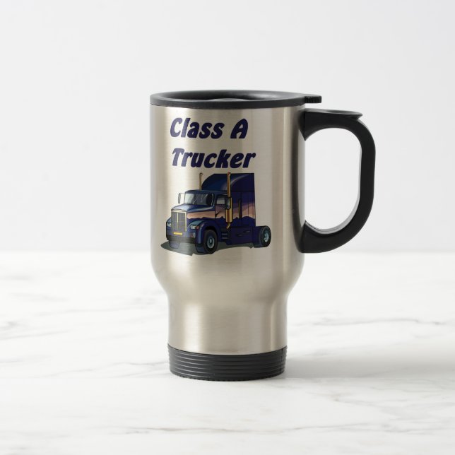 Class A Trucker Travel Mug (Right)
