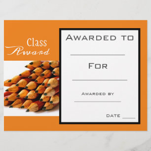 Class award Student pencils