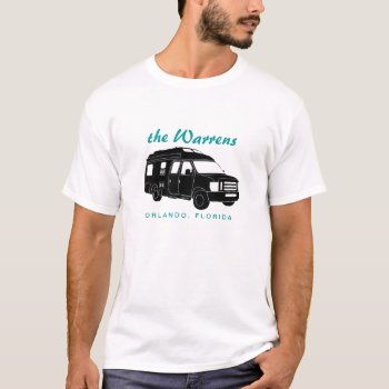Class B Motorhome / Camper Van Silhouette Graphic T-shirt by rv_lifestyle at Zazzle