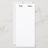 Class bookmark - Love reading (Back)