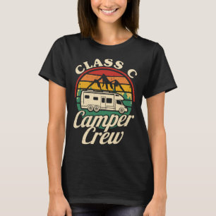 Class C Camper Crew RV Camping Matching Family Men T-Shirt
