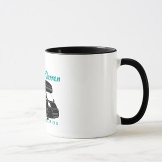 Class C Motorhome Silhouette Graphic Mug
