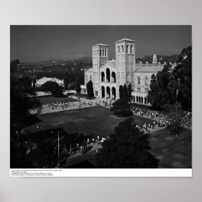 Class Change, from top of Old Physics Building Poster (Front)