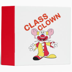 CLASS CLOWN 3 RING BINDER