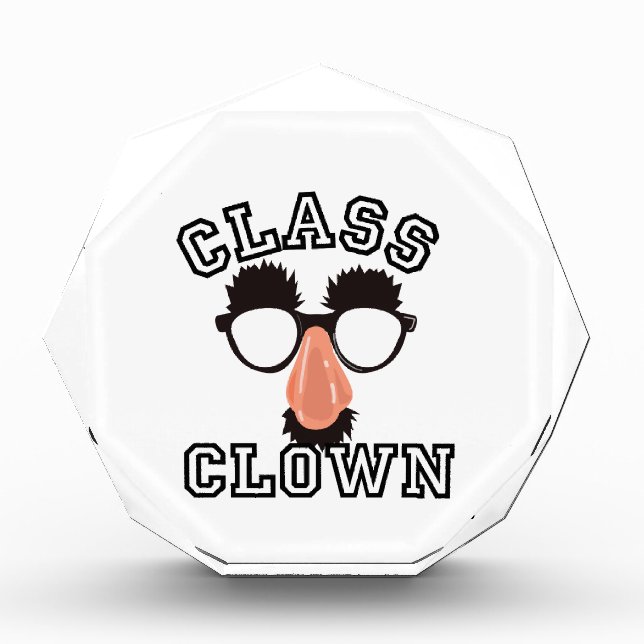 Class Clown Acrylic Award (Front)