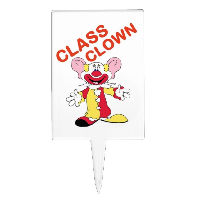 CLASS CLOWN CAKE TOPPER (Front)