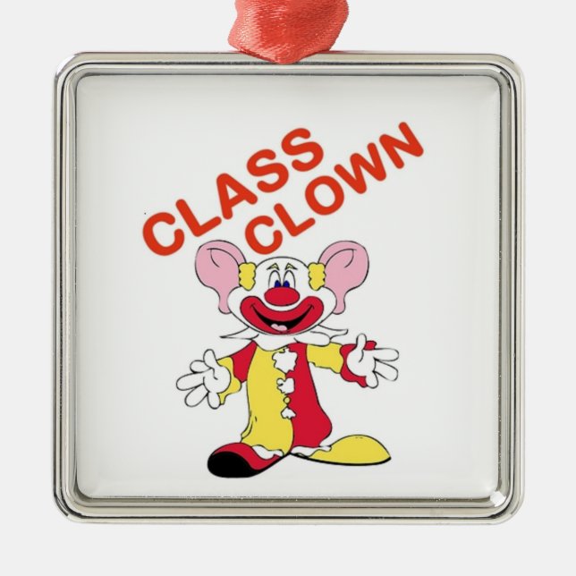 CLASS CLOWN METAL ORNAMENT (Front)