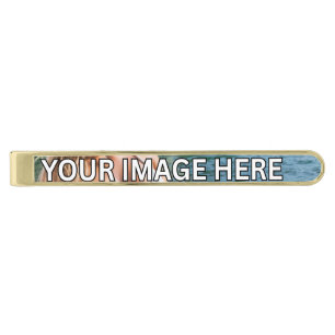 CLASS! 👔 Custom Tie Bar – Add Image or Text