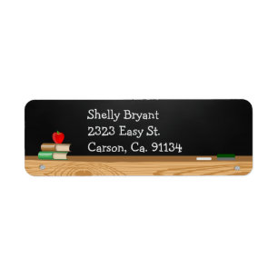Class Dismissed Chalkboard Teacher Retirement Label