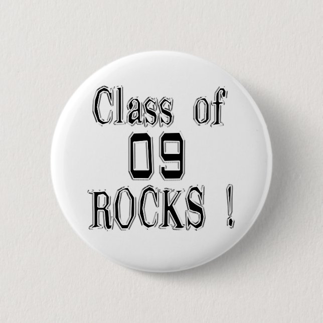 Class of '09 Rocks! Button (Front)