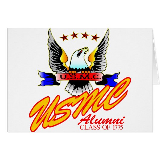 Class Of 1775 USMC Alumni Eagle (Front Horizontal)