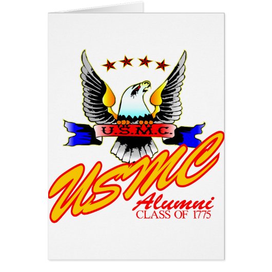 Class Of 1775 USMC Alumni Eagle Cards (Front)