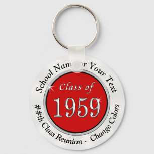 Class of 1959 Cheap Class Reunion Gift Ideas Keychain