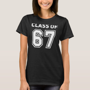 Class Of 1967 College Highschool Reunion Class Of  T-Shirt