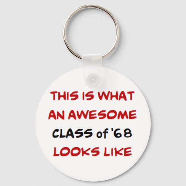 class of 1968, awesome keychain (Front)