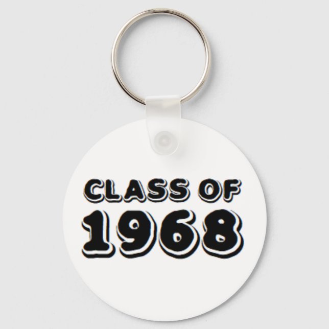 class of 1968 keychain (Front)