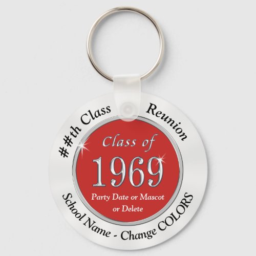 Class of 1969 55 Year Class Reunion Souvenirs Keychain