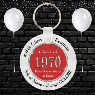 Class of 1970, 55 Year Class Reunion Souvenirs, Keychain