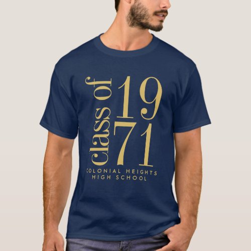 Class of 1971 Graduate CHHS T-Shirt