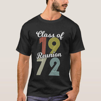 Class of 1972 Retro Vintage Class Reunion Party Ce T-Shirt