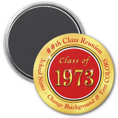 Class of 1973 50th Class Reunion Souvenirs  Magnet