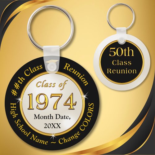 Class of 1974 50th Class Reunion Favors Keychain