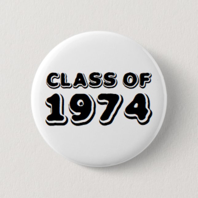 class of 1974 button (Front)