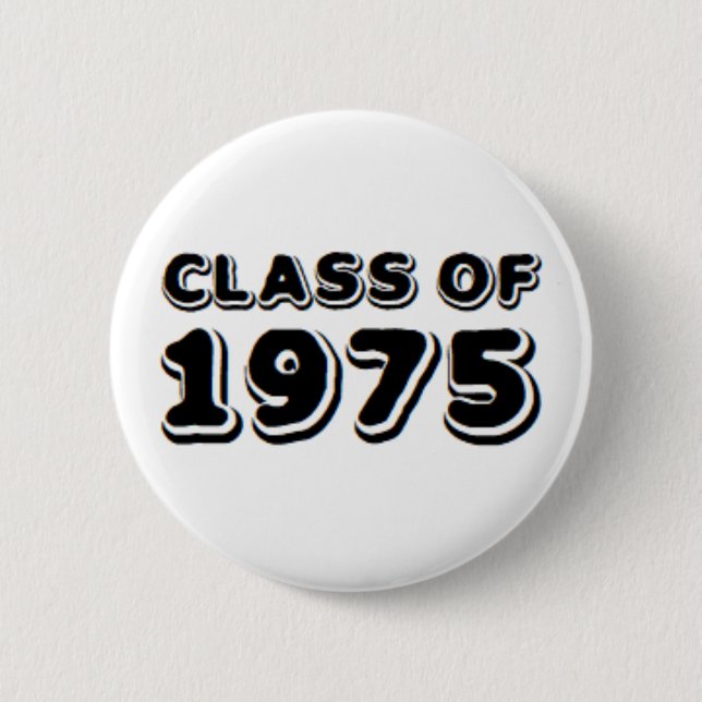 class of 1975 button (Front)