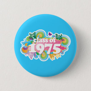 Class of 1975 button