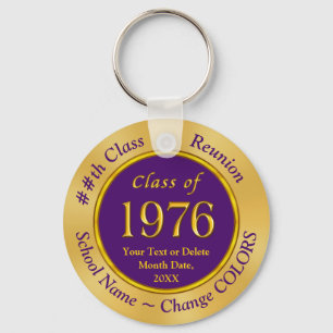 Class of 1976, 50th Class Reunion Party Favors, Keychain