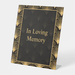Class of 1976 Reunion In Loving Memory Memorial Pedestal Sign