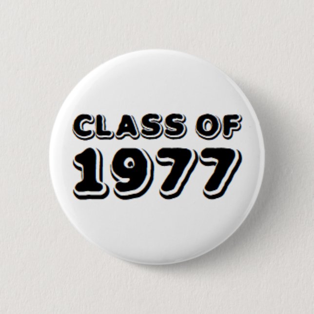 class of 1977 button (Front)